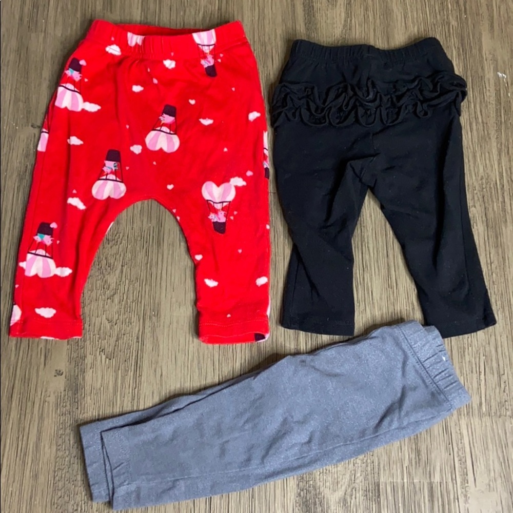 Old Navy Girl Leggings Set 6-12 months